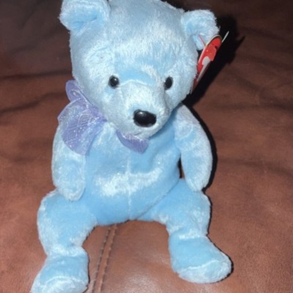 Ty Beanie Babies Lani Blue Bear 2004 Retired Original Ages 3+ 3-11 Years